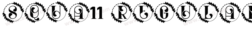 SQUA11 Regular字体转换